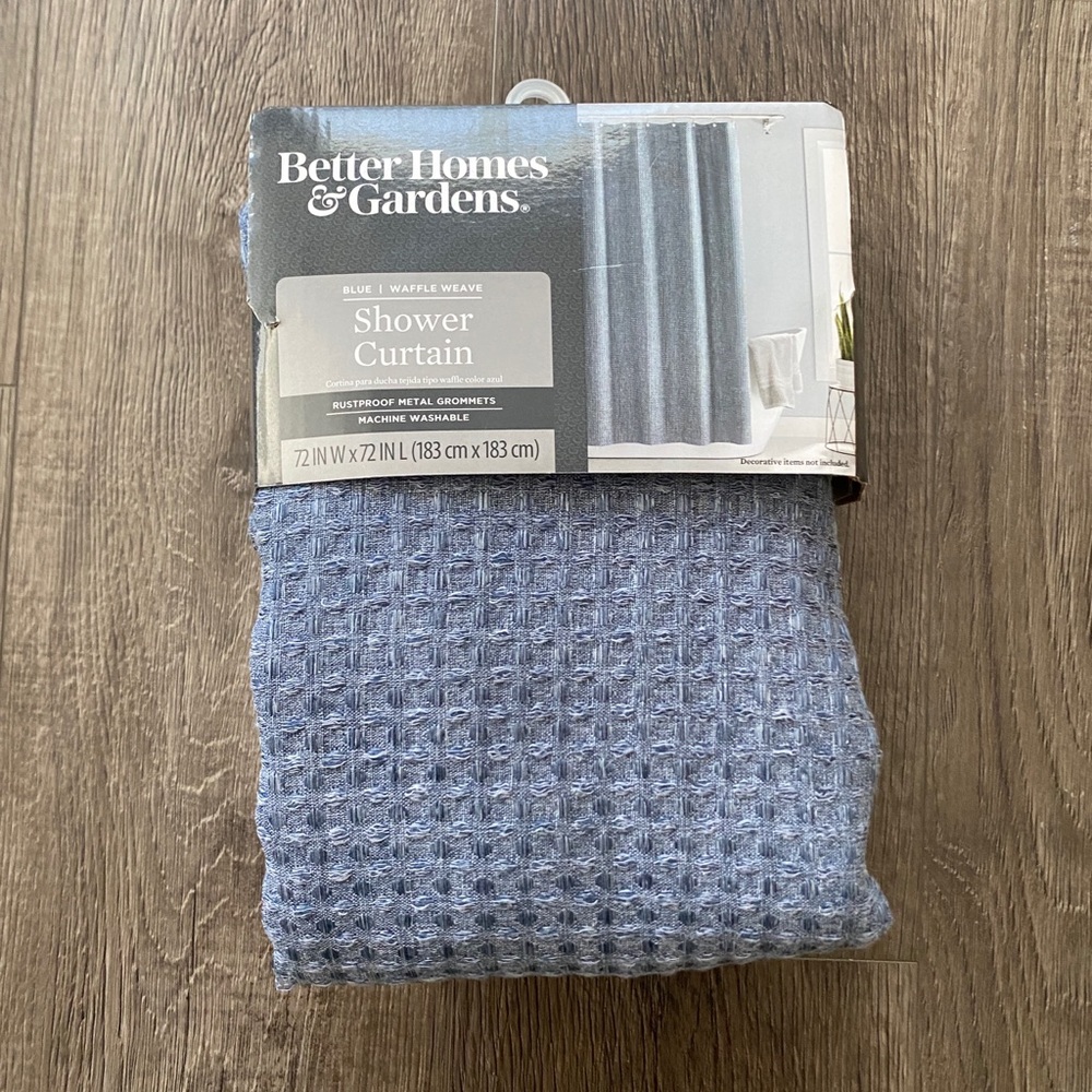 Better homes & Garden fabric shower curtain cover